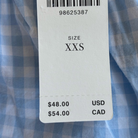 Anthropologie Blue Gingham Pajama Shorts - Picture 3 of 4